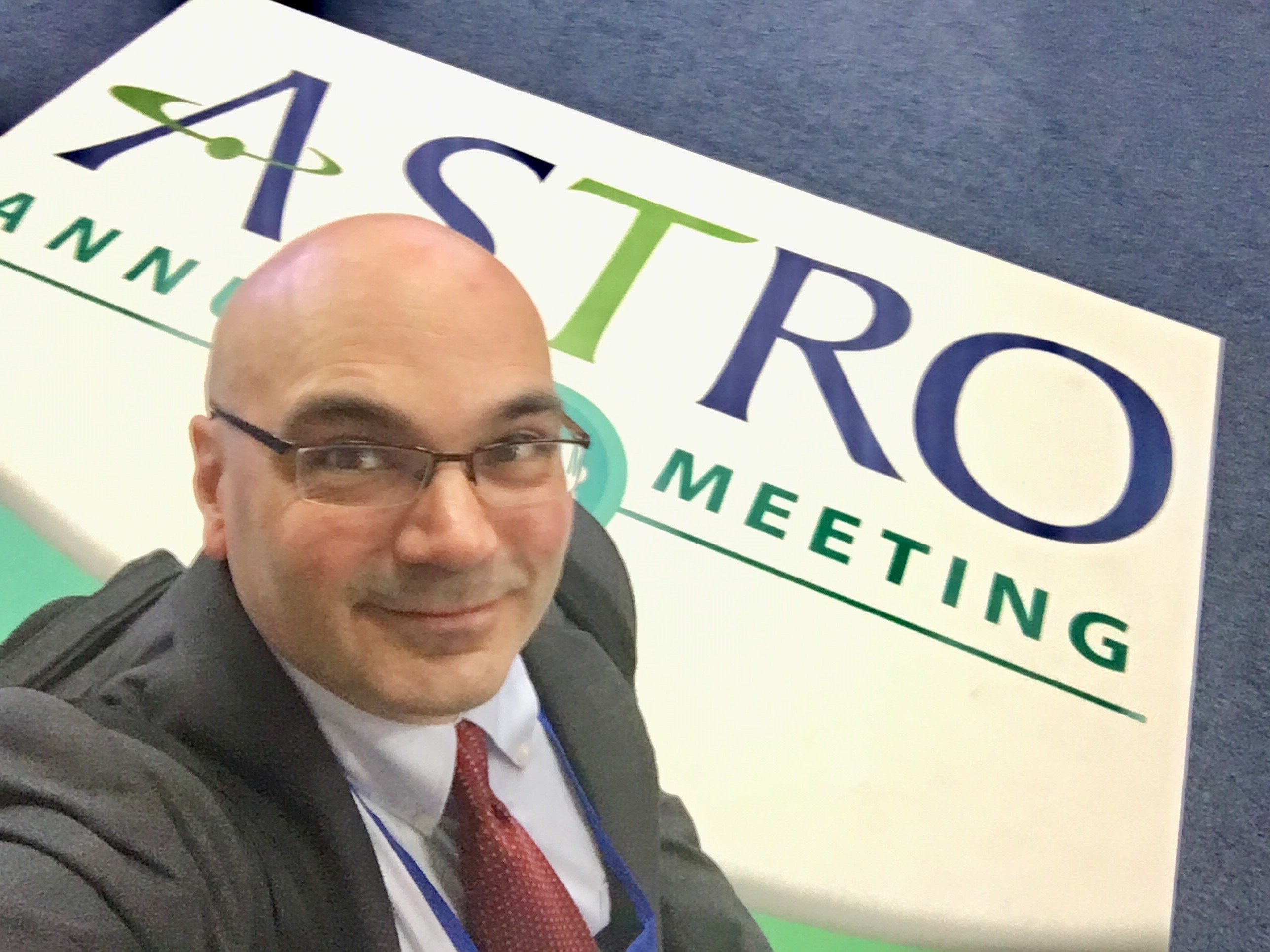 ITN Editor Dave Fornell at the ASTRO 2018 radiation oncology meeting.