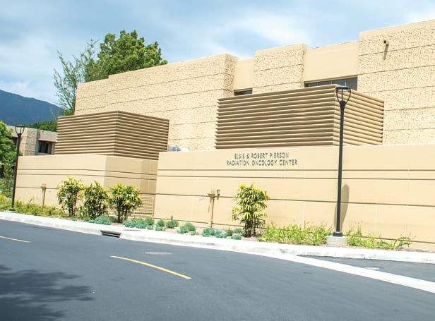 The Elsie and Robert Pierson Radiation Oncology Center is part of the City of Hope cancer treatment center.