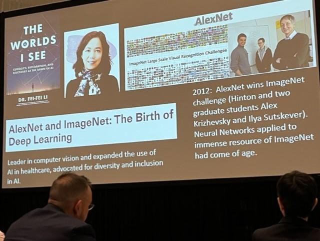 The pioneering work of Dr. Fei-fei Li, the team behind AlexNet, and others who were significant contributors to the use of artificial intelligence in medicine was heralded during one of the first sessions at RSNA 2023.