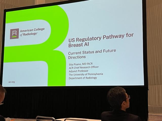 To a packed session on day one of RSNA 2023, Etta D. Pisano, MD, FACR, American College of Radiology (ACR) Division of Cancer Prevention/Chief Research Officer, provided attendees with the latest in FDA approvals and regulatory issues impacting radiologists and software vendors.