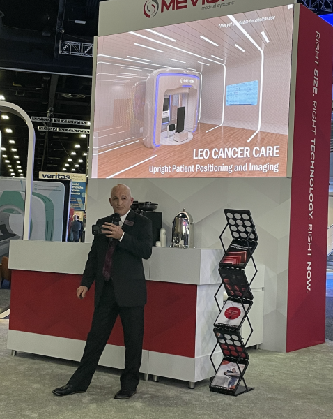 Mark Jones, Chief Technology Officer for Mevion, discussed the MEVION S250-FIT's partnership with Leo Cancer Care.