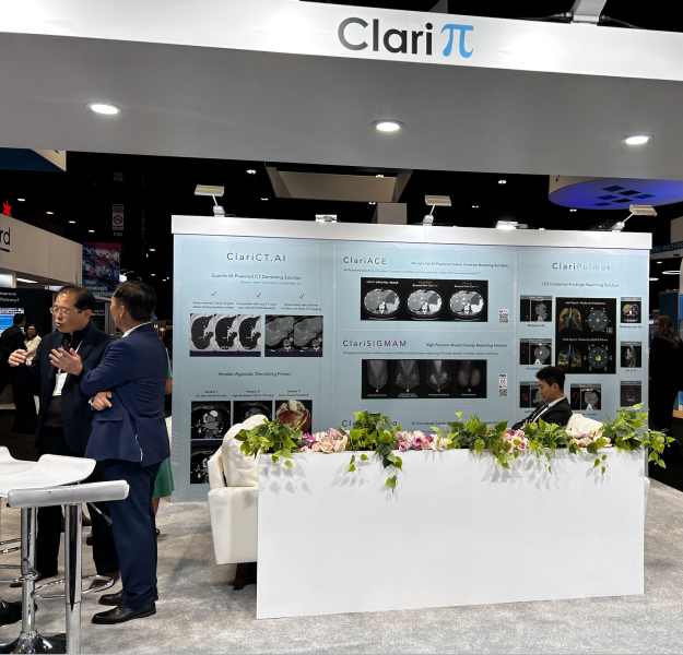 ClariPi showcased its ultra-low dose, AI-powered CT image denoising solution at RSNA23. 