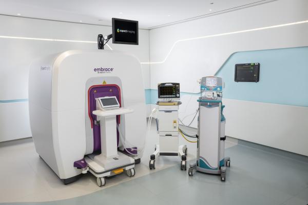 By eliminating the need to move neonates from the NICU to the radiology department, Aspect Imaging’s Embrace enables a safer way to perform the MRI procedure
