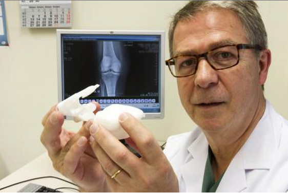 First Patient Successfully Treated with X-Ray Based Knee Guide Technology