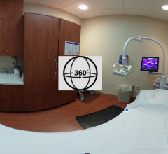 360 View of an Automated Breast Ultrasound (ABUS) Imaging Room