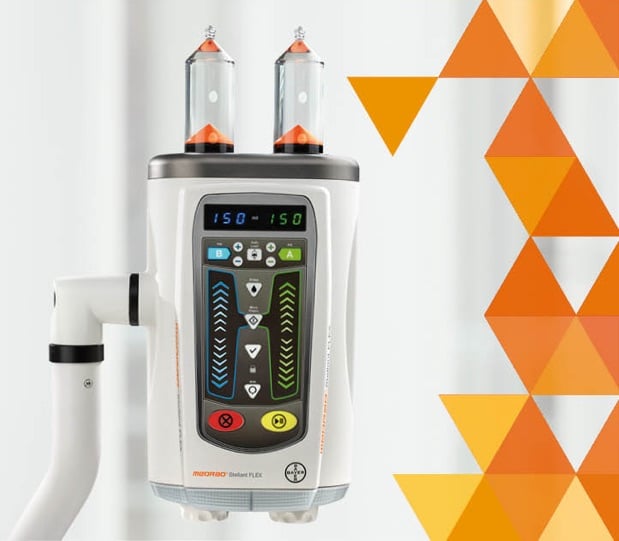 The MEDRAD Stellant FLEX offers the latest CT injection technology from Bayer.
