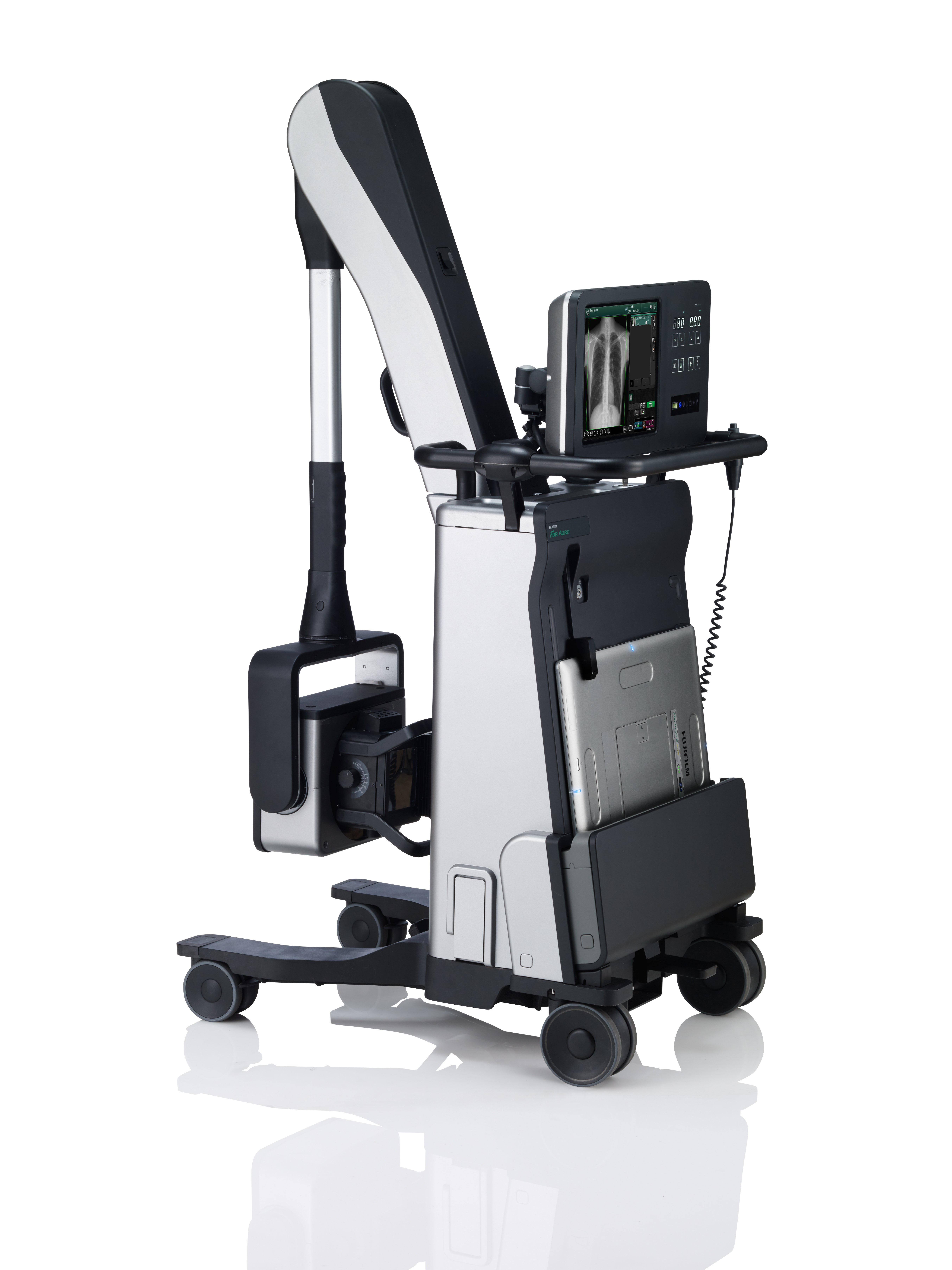 The FDR AQRO is a compact mobile digital X-ray system