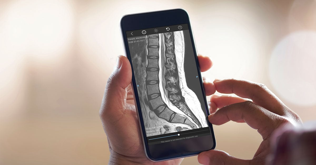 The Ambra Health mobile app provides medical image access across Connecticut Orthopaedic Specialists’ 21 locations.