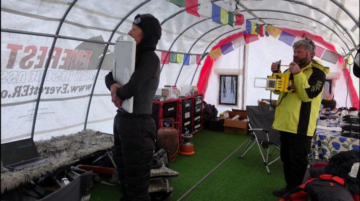 Portable digital radiography brought to remote locations in Nepal 