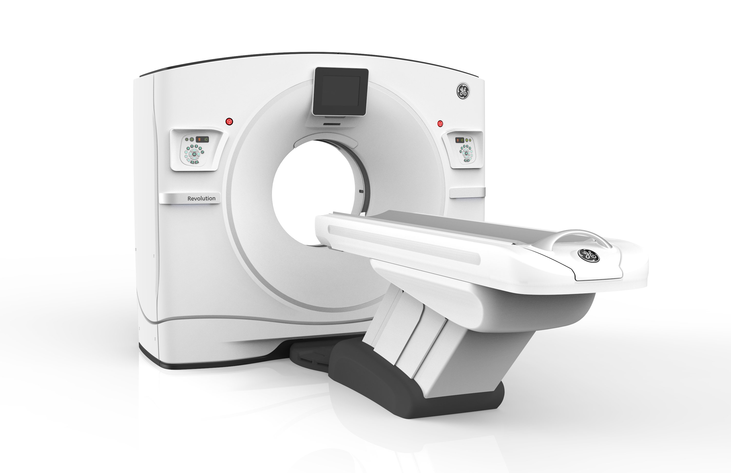 GE’s Revolution Frontier can visualize structures to a resolution of 0.23 mm with 25 percent less electronic noise.