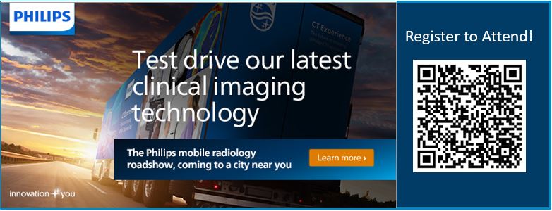 The Philips Radiography Experience Tour will visit 16 different locations in the United States and Canada bringing Philips imaging modalities directly to the professionals who use them.
