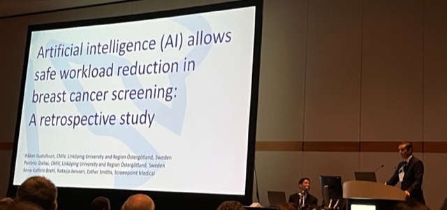 A Scientific Session featuring global studies on the application of artificial intelligence (AI) in breast screening and radiology workflow was presented Nov. 29 during RSNA 2022.