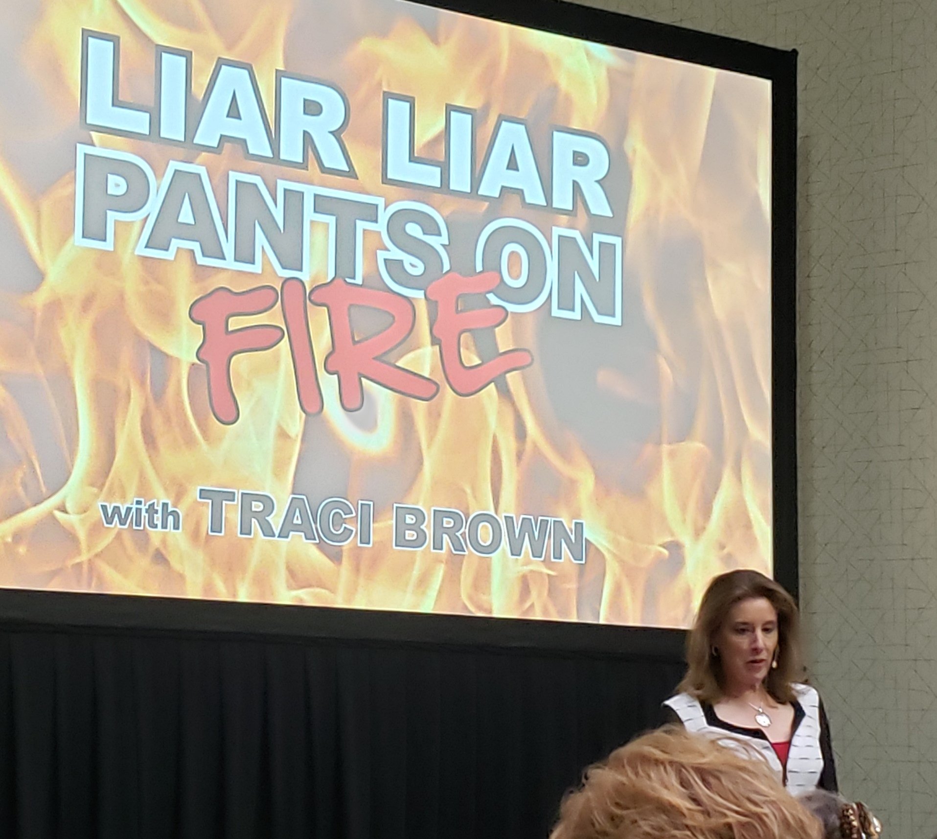 Body language expert Traci Brown spoke at the AHRA 2019 meeting on how to identify when a person is not being honest by their body language. She said medical imaging department administrators can use this knowledge to help in hiring decisions and managing staff. 