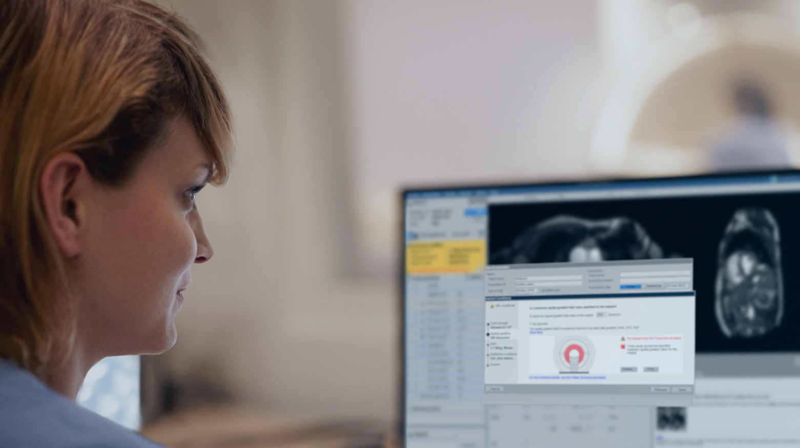 Philips' ScanWise software automatically sets MRI protocols based on MR-conditional implantable devices the patients has