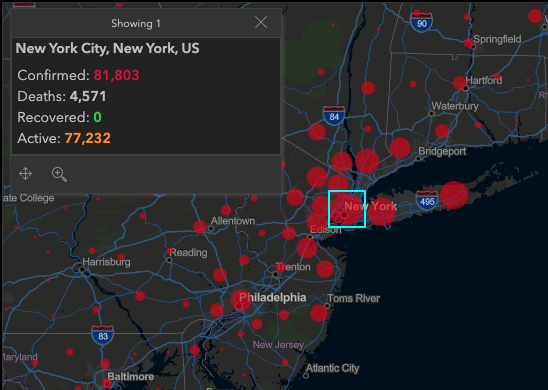 New Your City passes 4,500 deaths April 8, according the https://coronavirus.jhu.edu/map.html