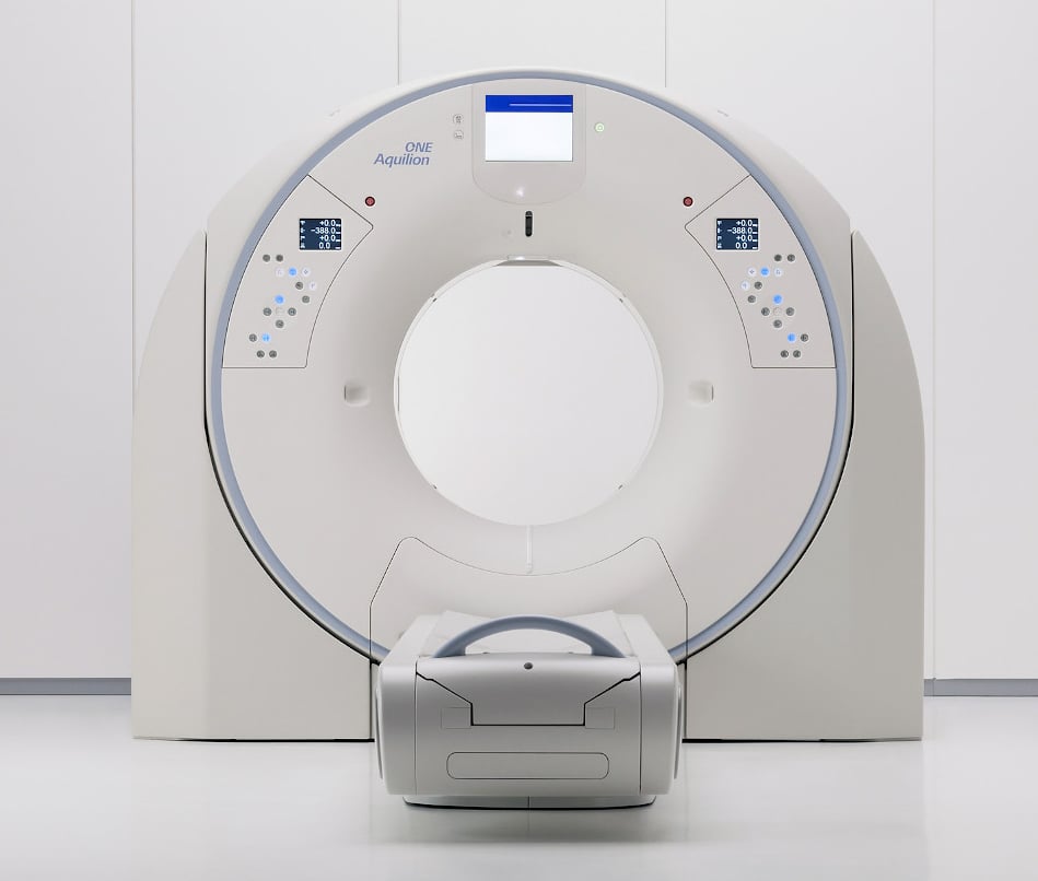 Canon Aquilion One Genesis SP cardiac CT scanner. #SCCT20