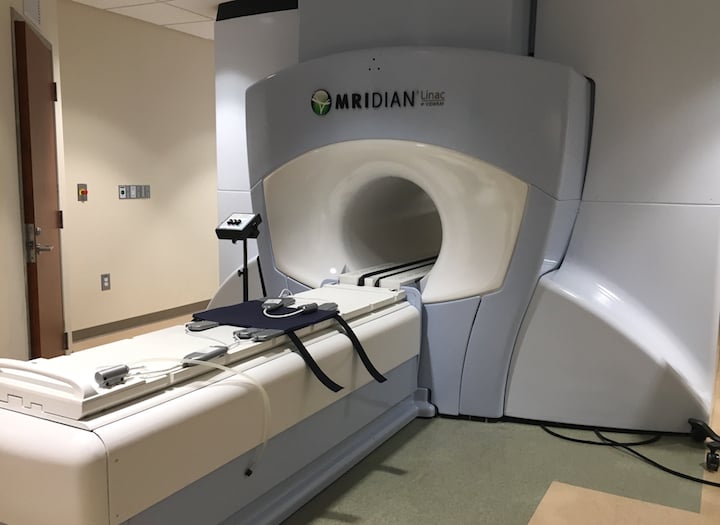 The Henry Ford Hospital ViewRay MRIdian MR-guided radiation therapy system.