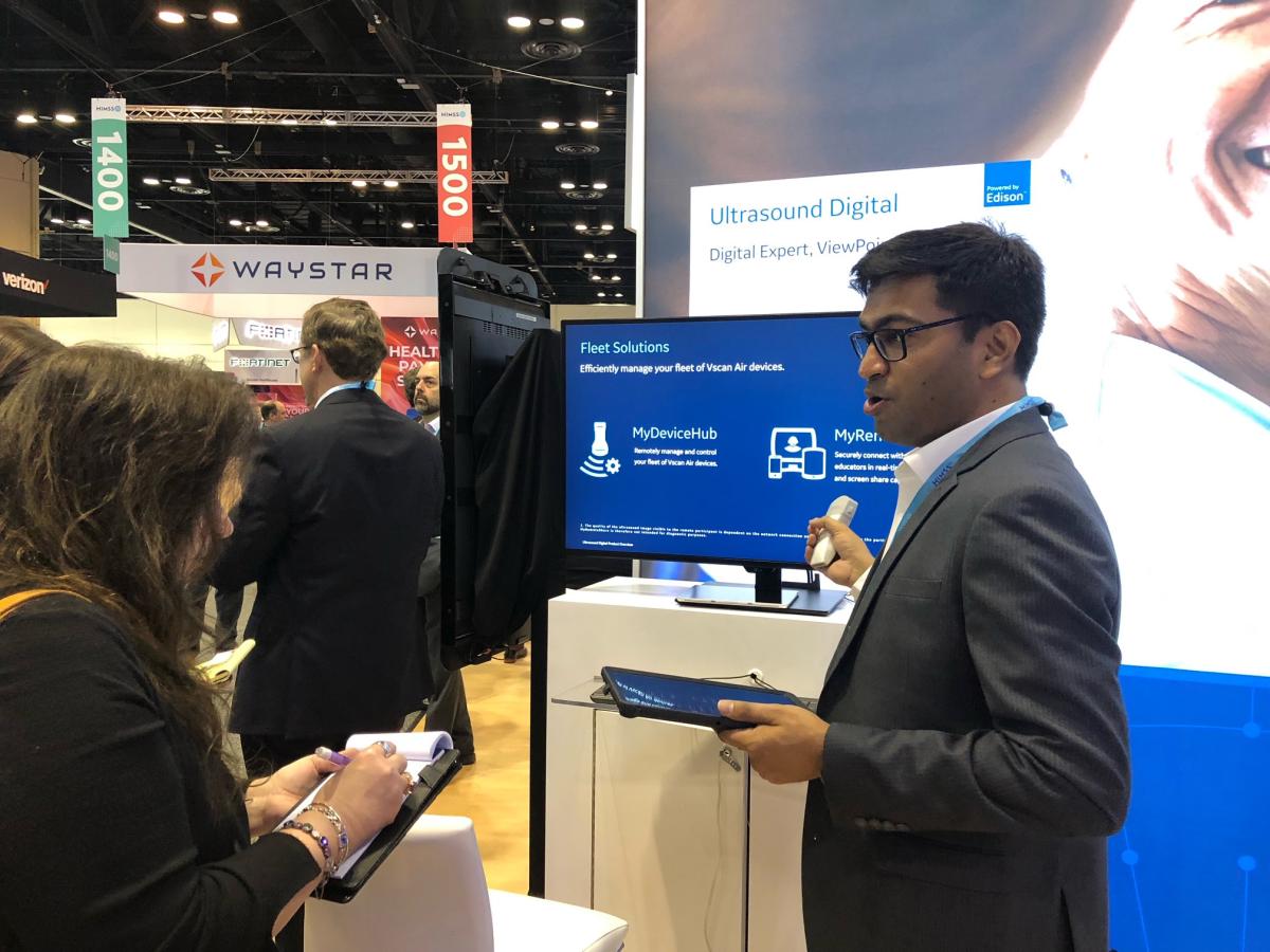 GE Healthcare’s Vscan Air Fleet Solutions help take the handheld ultrasound experience one step further with a suite of user-centric digital tools, as showcased at HIMSS22.