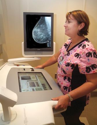 Technologist Kellie Bedenbaugh