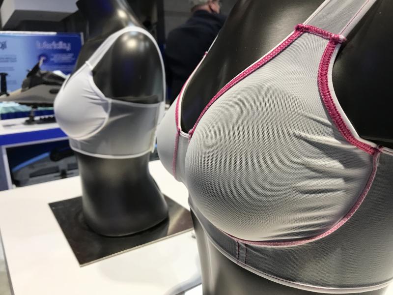 Here is a bra specifically designed for use in radiation therapy in the Civco booth. It was designed by radiation oncologist to hold the breasts in place to prevent movement during radiotherapy. Find out more in the VIDEO: FDA-cleared Bra Helps Improve Breast Positioning During Radiation Therapy. #ASTRO21