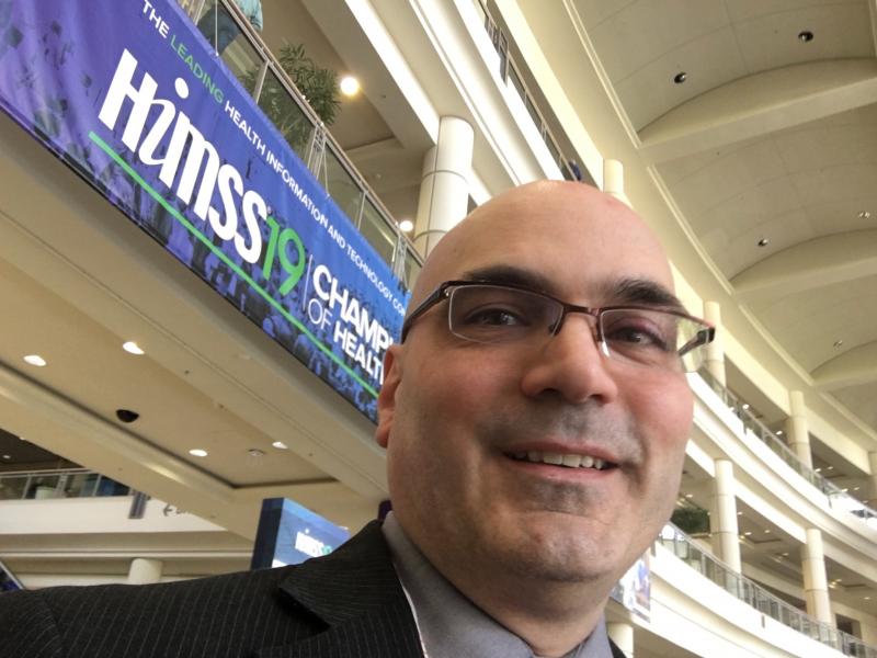 DAIC and ITN Editor Dave Fornell is attending the Healthcare Information and Management Systems Society (HIMSS) 2019 meeting this week in Orlando. The conference has 45,000 attendees and more than 1,300 vendors across a vast show floor. The conference has become one of the most important in medicine over the past decade because of the interconnected, central role of electronic medical records.