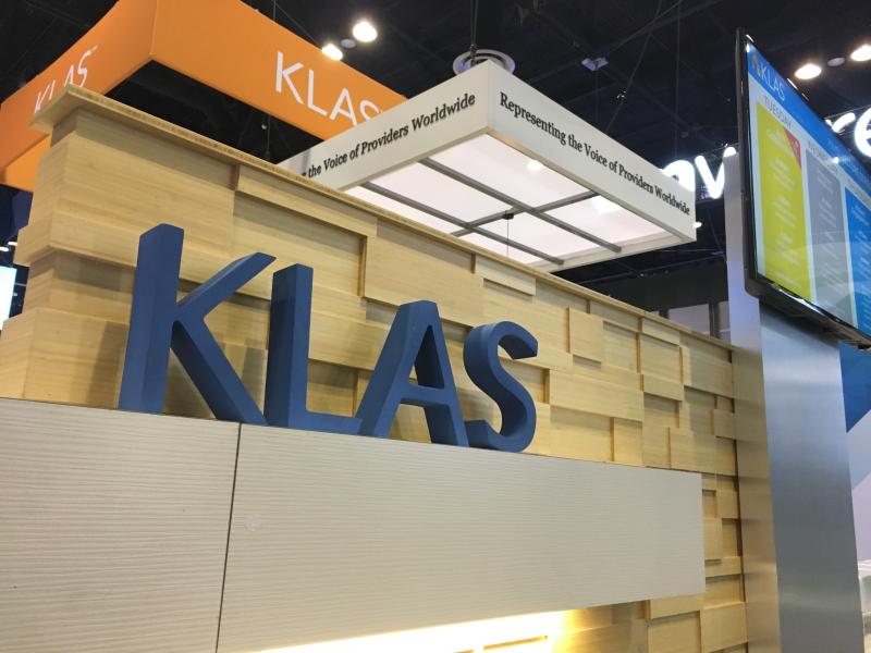 The health IT market research firm KLAS is a big player at HIMSS. It grades companies software based on user feedback surveys to rank IT companies in numerous categories, including PACS. The firm gives an annual "Best in KLAS" award to the top performers. 