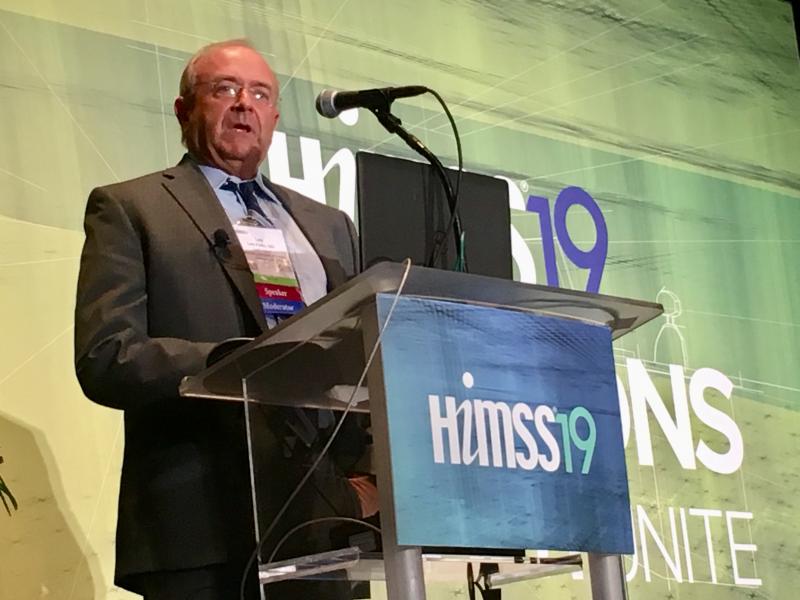 ITN Editor Dave Fornell shot a video with Les Folio, DO, MPH, MDc, MAS, lead radiologist for CT, National Institutes Of Health (NIH), on use of AI-assisted radiology workflow where links to images and prior exams can be embedded in the radiology report using dictation.  Folio spoke today in a session at HIMSS 2019 on how new technology can be leveraged to improve radiology reporting.