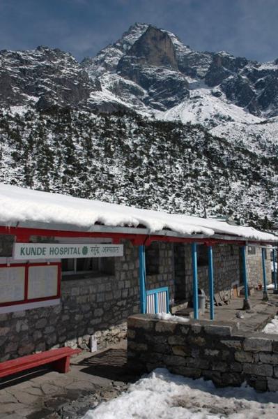 Kunde Hospital in Nepal is located at 3,840 meters above sea level and was founded by Sir Edmund Hillary in 1966.