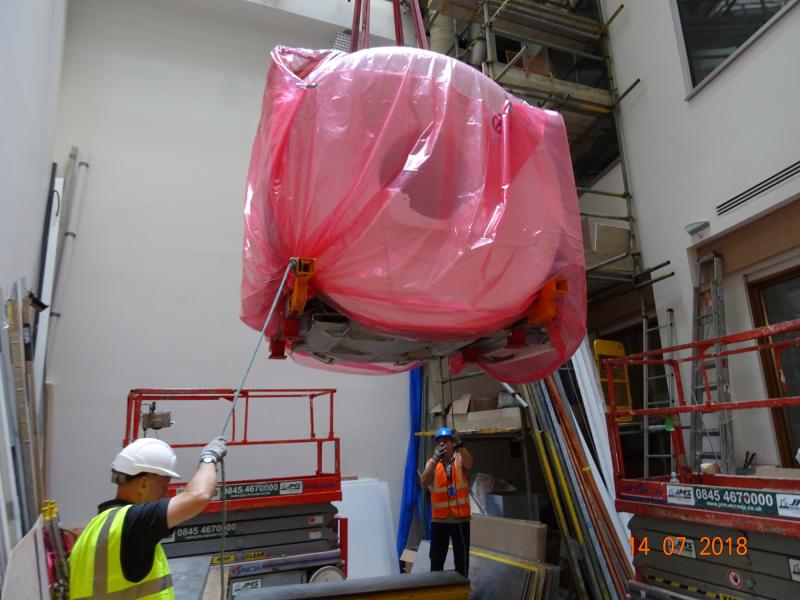 3T MRI Installed at The London Clinic Through Hospital Roof