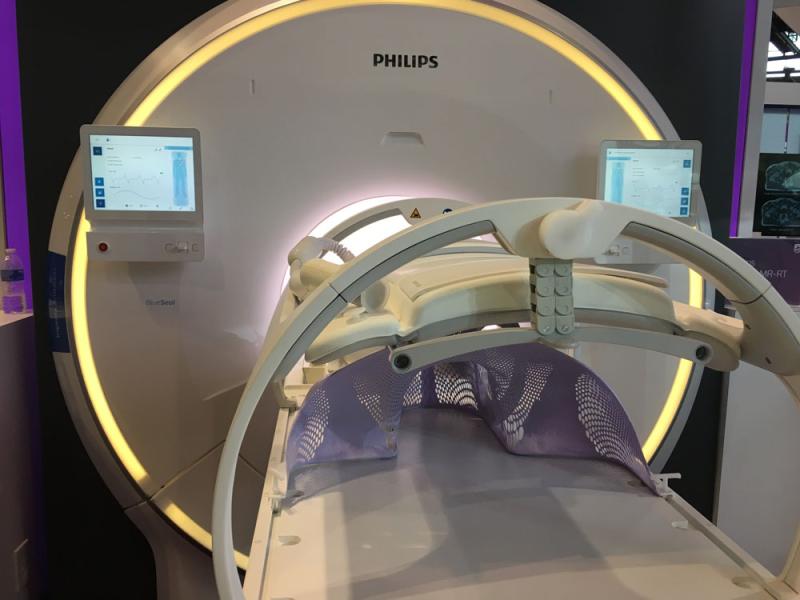 Philips was displaying how its RT planning optimized MRI system can be used to enhance radiotherapy care. #ASTRO19 #ASTRO2019 #ASTRO