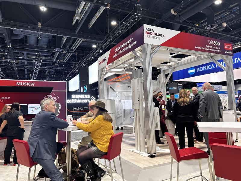 Agfa showcased its new branding this year at RSNA 2023, along with its new messaging