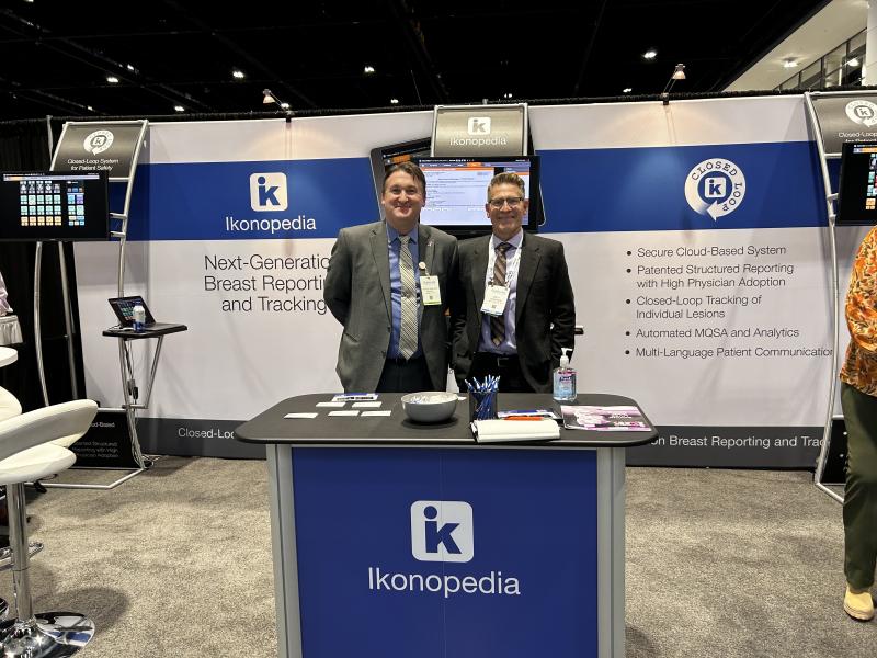 Patrick Narlock, sales director, and Brett Parkinson, MD, medical advisor, of Ikonopedia.