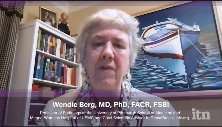 leading breast cancer specialist Wendie Berg, MD, PhD, professor of radiology at the University of Pittsburgh School of Medicine, and Magee Women’s Hospital of UPMC specializing in breast imaging