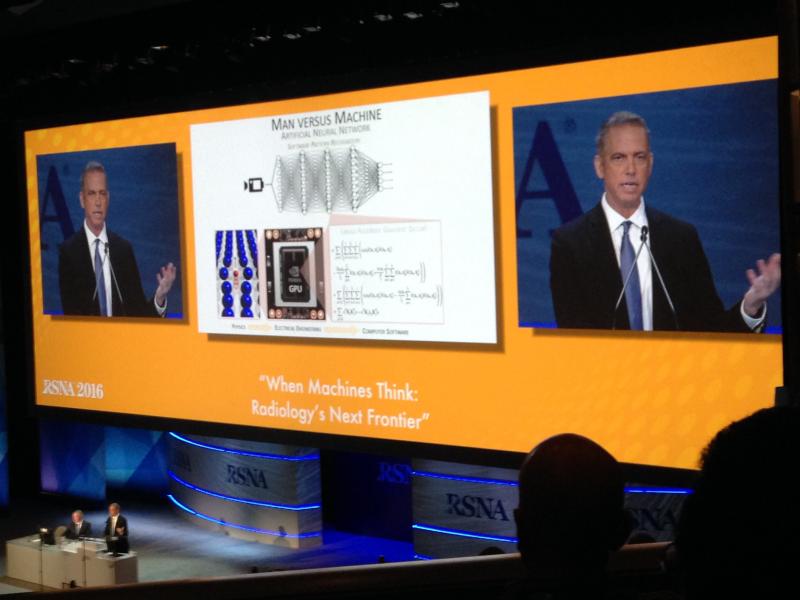 Keith Dreyer, DO, said artificial intelligence is one of the most important developments to watch in radiology at the opening session of RSNA 2016.