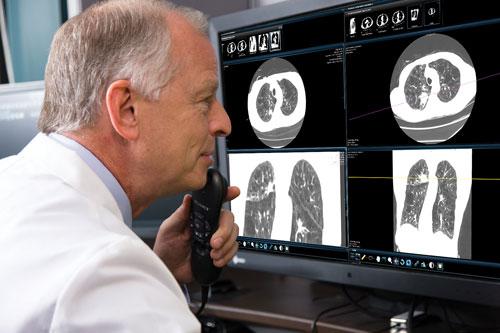 Cerner demonstrated how radiologists can be better integrated into the electronic medical record (EMR) workflow.