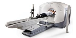 PET/CT system equipped with its time-of-flight (TOF) technology,