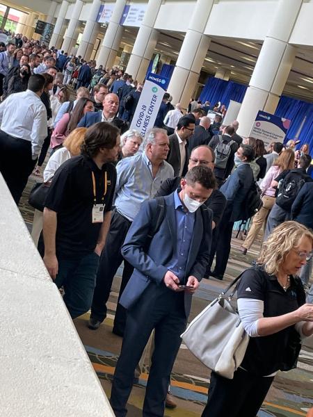 Attendance was healthy at the recent HIMSS22 in Orlando. Mask mandates had lifted just days before the event, but many attendees still elected to keep that extra layer of protection.