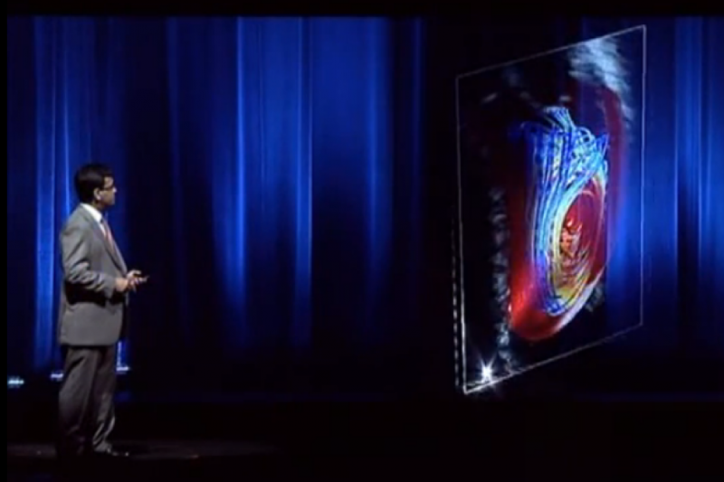 Hologram on stage at ASE 2013