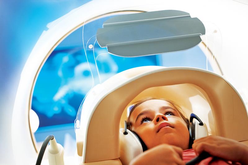 Using MRI to image pediatric patients allows for more detailed images and eliminated radiation dose. (Image courtesy of Philips Healthcare)