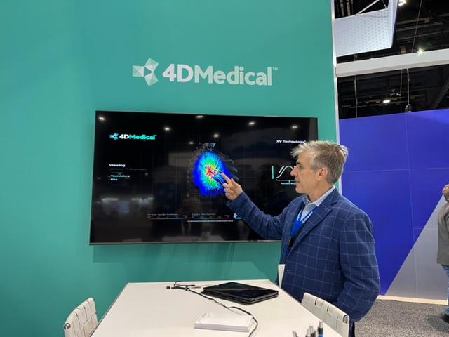 Founder and CEO of medical technology company 4D Medical, Andreas Fouras, explains the features of the XV Scanner unveiled at RSNA 2022.