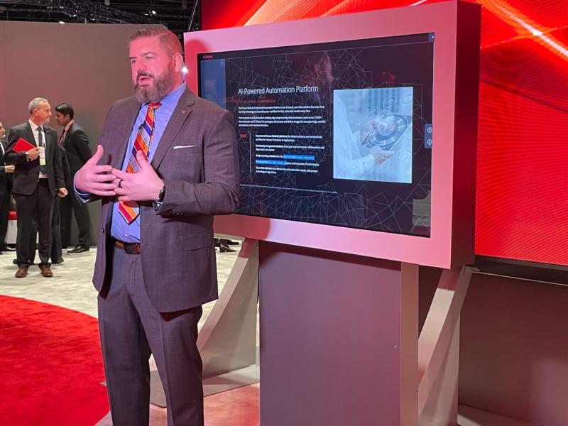 Canon's Automation Platform is an AI-based, zero-click solution that uses deep learning technology to streamline workflow for fast, actionable results. At RSNA22, Matthew Walker, managing director of Canon's HIT business unit, highlighted its features for ITN editors.