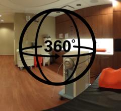 This is a 360 degree view inside one of the brachytherapy treatment rooms at the Northwestern Medicine's center center in Warrenville, Ill., in the western suburbs of Chicago. The room is equipped with a Varian VariSource brachytherapy afterloader.