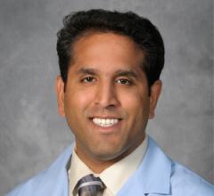 Vinai Gondi, M.D., the Director of Research at the Northwestern Medicine Chicago Proton Center, Co-director of the Brain Tumor Center at Northwestern Medicine Cancer Center, Warrenville, and lead author of the NRG-BN001 abstract.