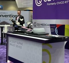 John Steffens, VP of product management and marketing at CIVCO, unveiled the company’s new name and brand, CQ Medical, at #ASTRO23.