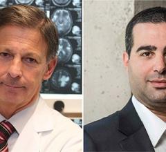 José Obeso, MD, PhD, (left) of of the Centro Integral de Neurociencias (HM CINAC) in Madrid and Nir Lipsman, MD, PhD, (right) of Sunnybrook Health Sciences Centre in Toronto. Each doctor is leading a clinical trial using focused ultrasound to target the striatum in patients with Parkinson's disease.