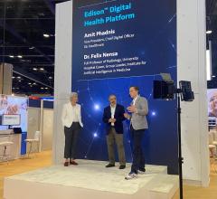 “To bring innovation and the agile approaches of smaller [information technology] companies to healthcare, you need to hide the complexities of the healthcare stack,” says Dr. Felix Nensa (top). “Edison Digital Health Platform does exactly that.” Image credits: Dr. Felix Nensa, GE Healthcare