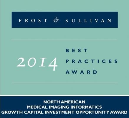 Frost & Sullivan, Calgary Scientific, award, 2014, growth, efficiency