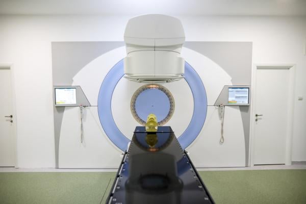 Ionizing radiation is used for treating nearly half of all cancer patients. Radiotherapy works by damaging the DNA of cancer cells, and cells sustaining so much DNA damage that they cannot sufficiently repair it will soon cease to replicate and die. It's an effective strategy overall, and radiotherapy is a common frontline cancer treatment option.