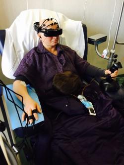 Virtual reality during chemotherapy has been shown to improve breast cancer patients’ quality of life during the most stressful treatments