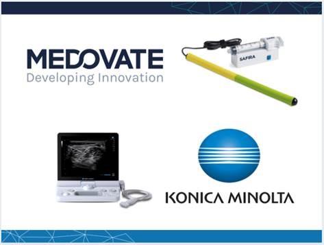 Konica Minolta is partnering with Medovate to promote safer ultrasound-guided regional anesthesia procedures through education and training